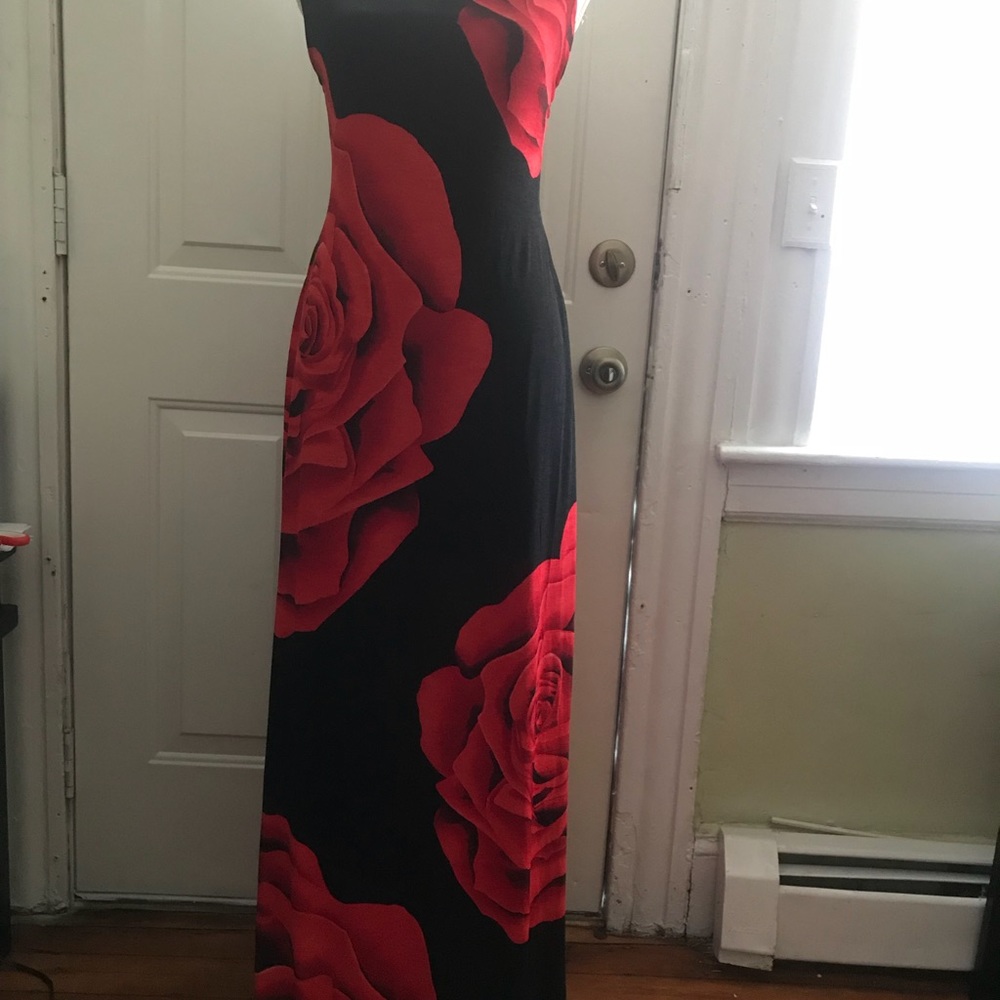 Long floral maxi dress/price is firm